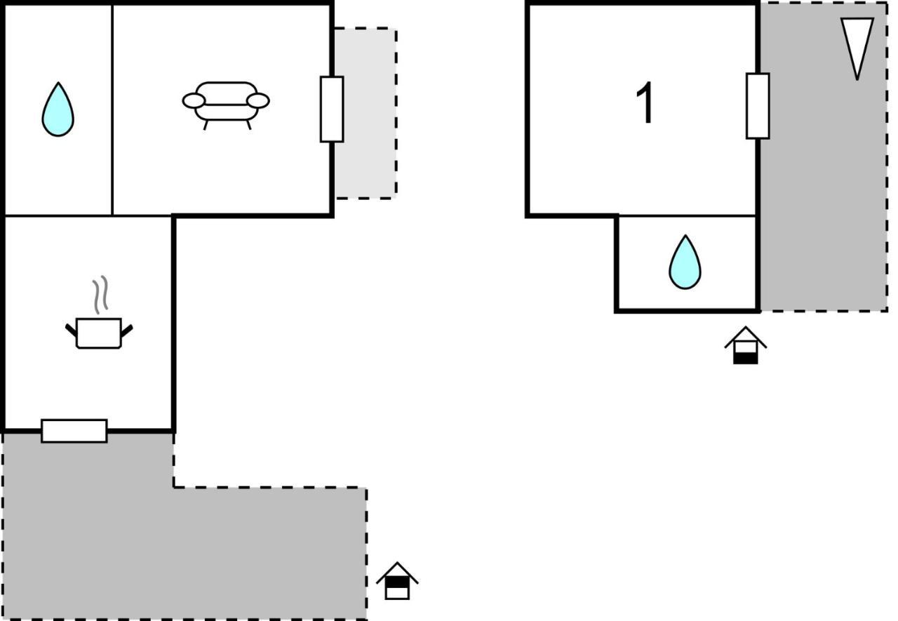 1 Bedroom Lovely Home In マントン エクステリア 写真